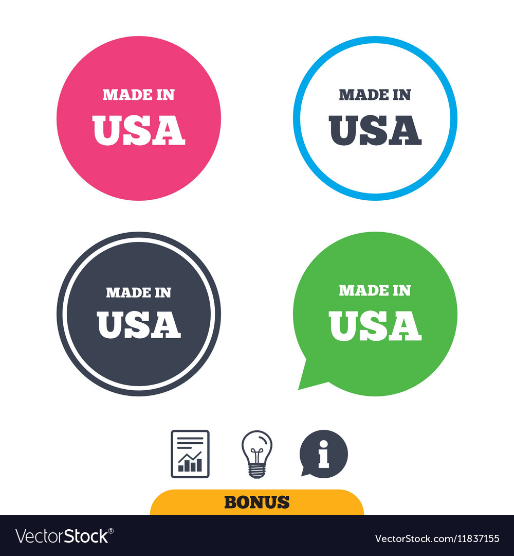 Made in the usa icon export production symbol