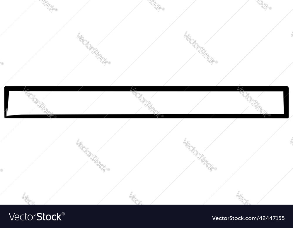 Random square contour frame border element vector image Random square contour frame border element