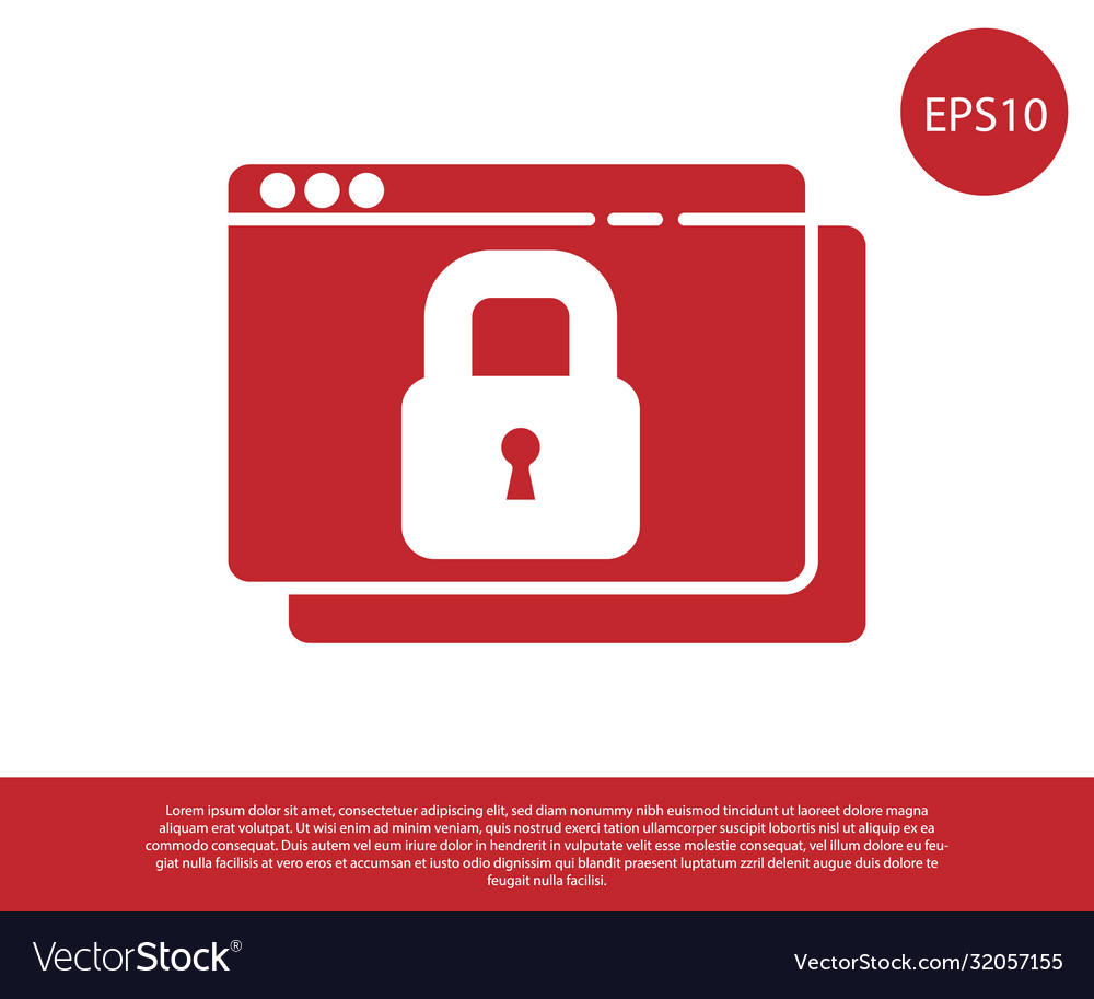 Red secure your site with https ssl icon isolated vector image Red secure your site with https ssl icon isolated