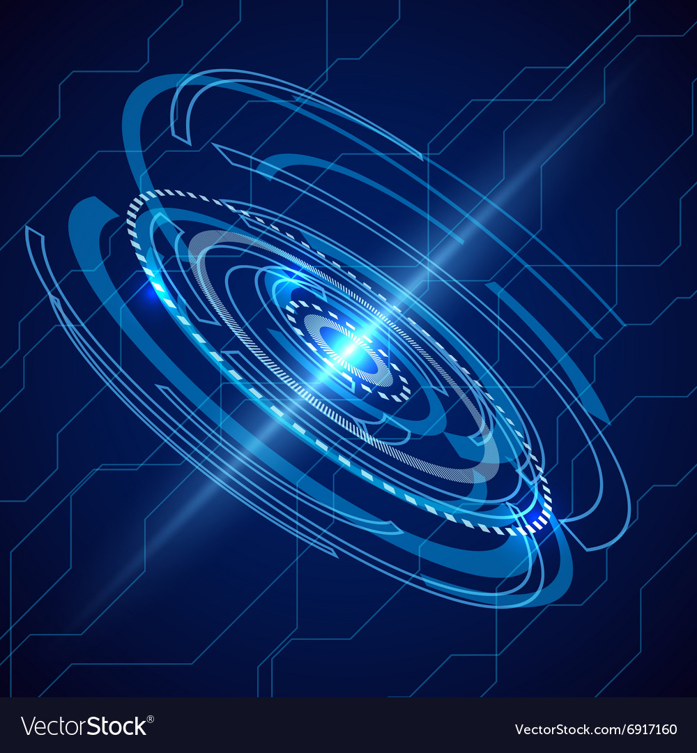 abstract electric telecom sci fi techno royalty free vector