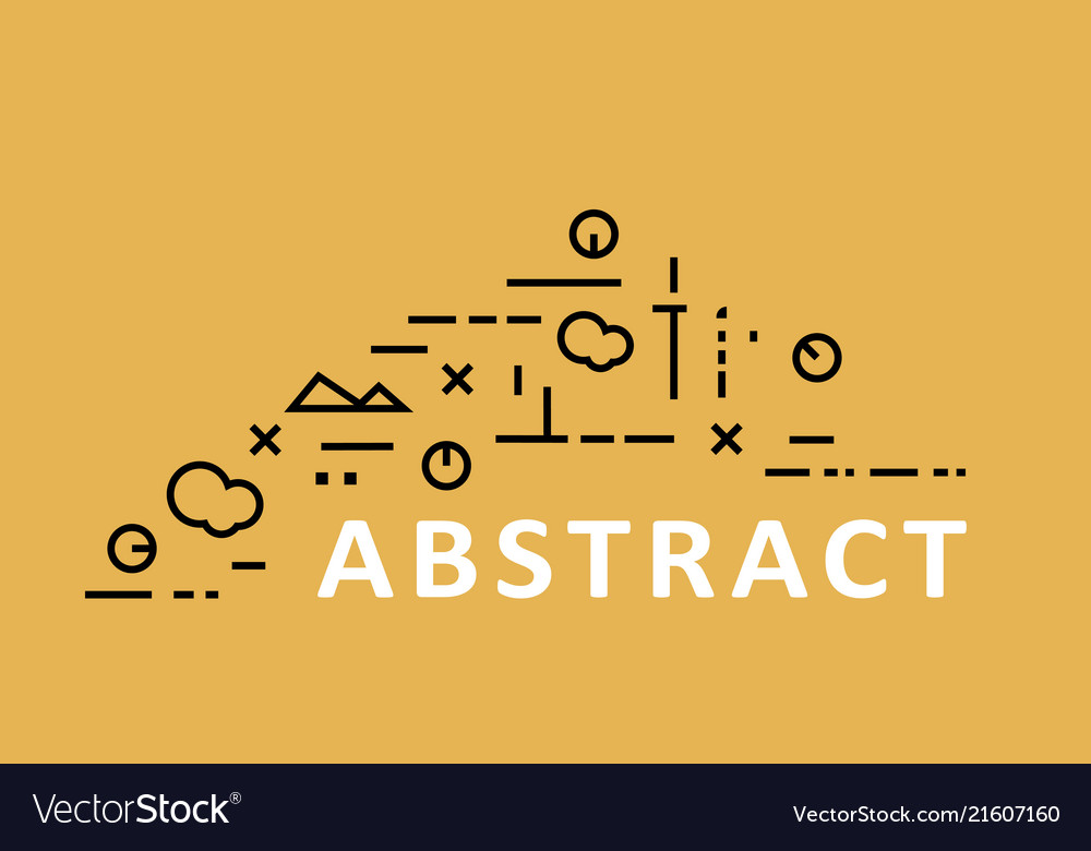 Abstract style background with modern composition vector image Abstract style background with modern composition
