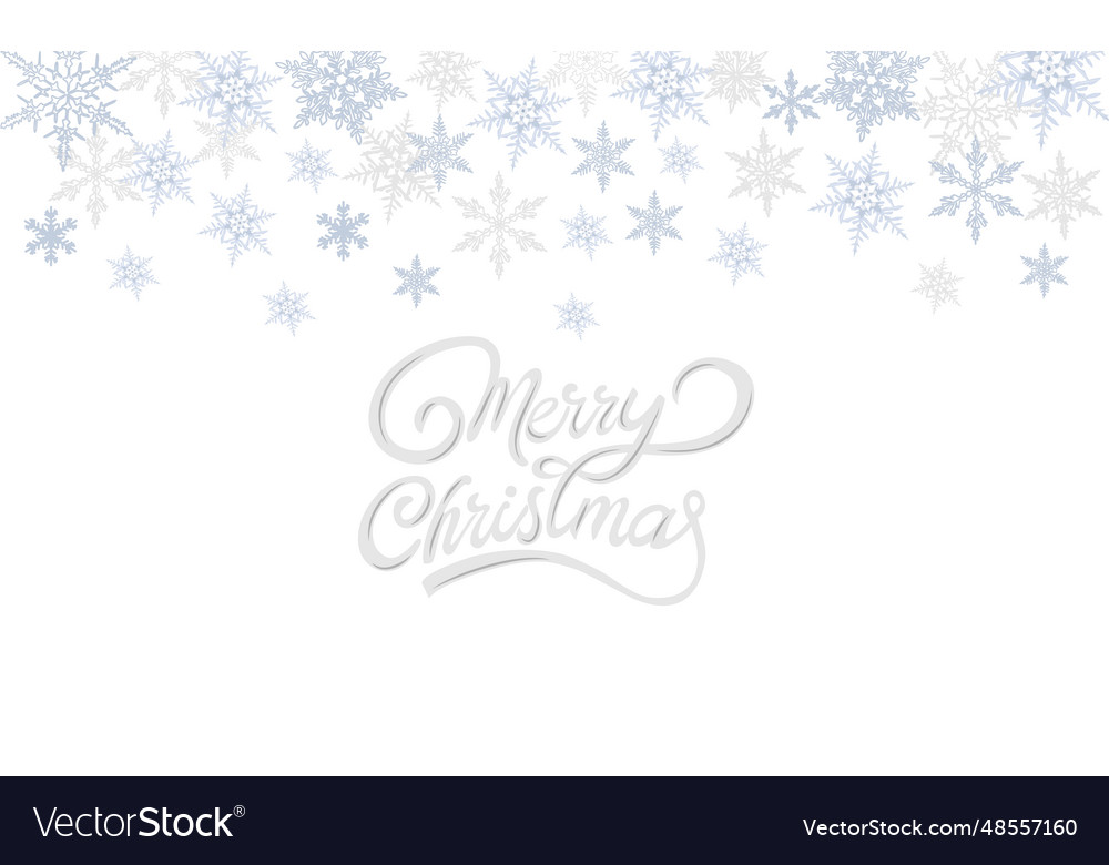 Abstract xmas background with snowflake art vector image Abstract xmas background with snowflake art