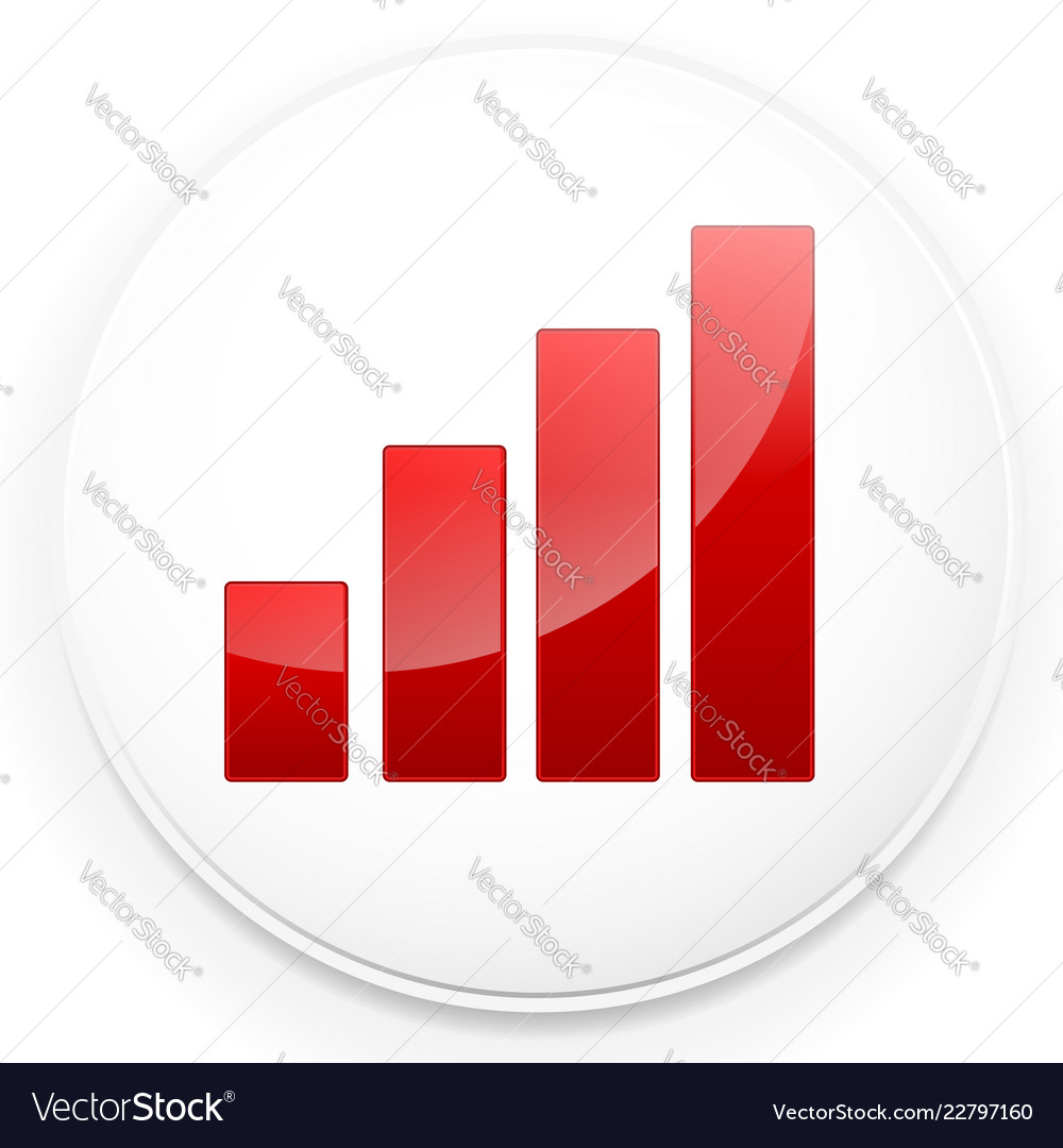 Bar chart or graph vector image Bar chart or graph