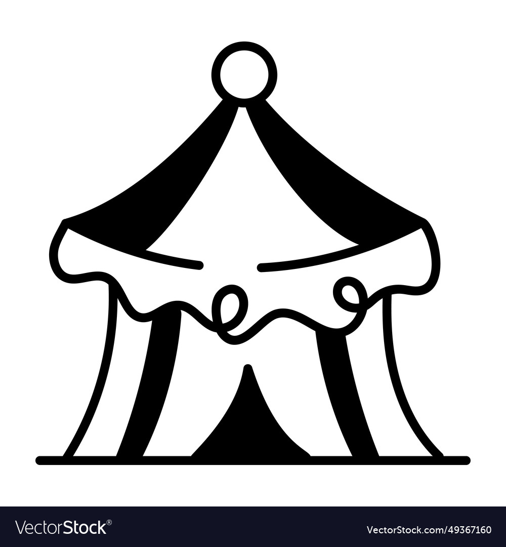 Circus tent Royalty Free Vector Image - VectorStock