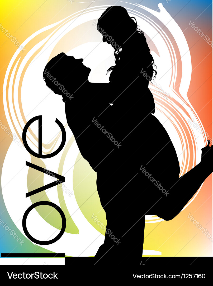 Dancing couple Royalty Free Vector Image - VectorStock