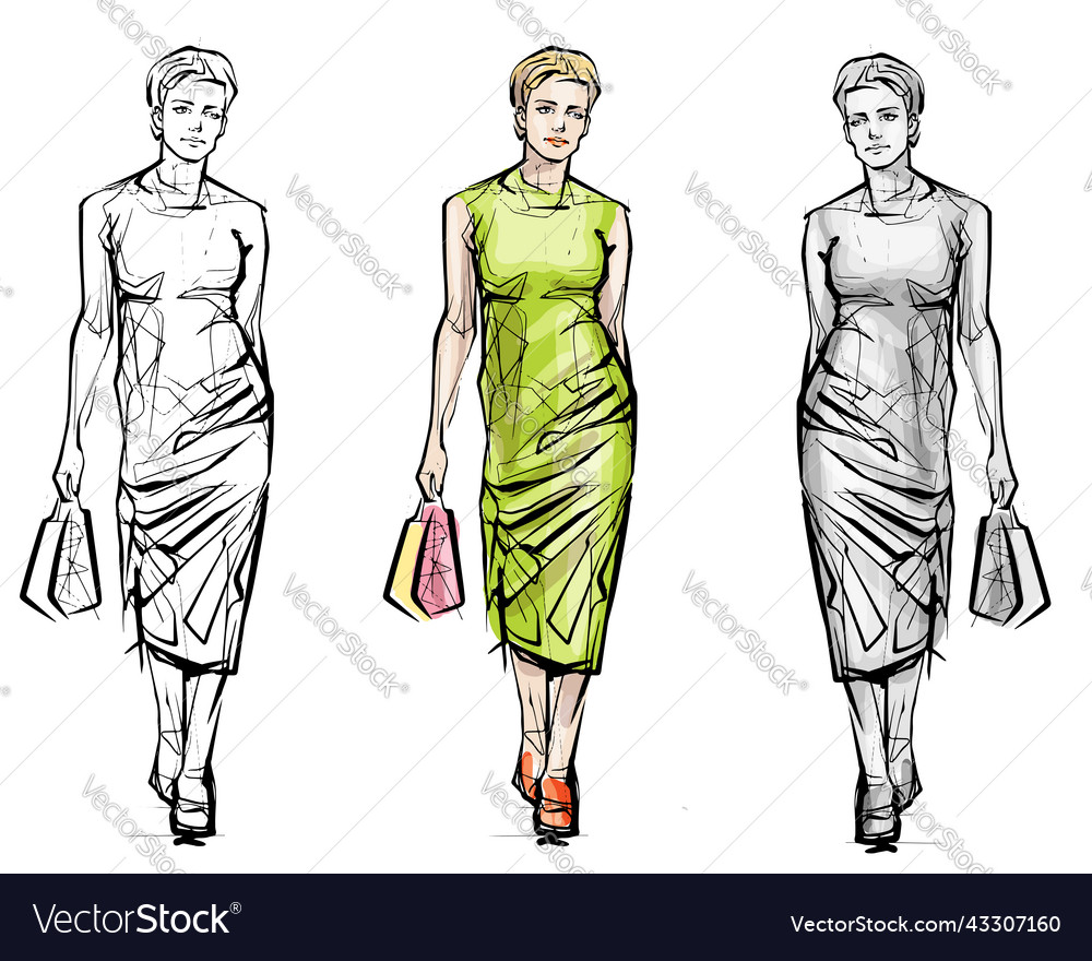 Template instagram post fashion sale royalty free vector