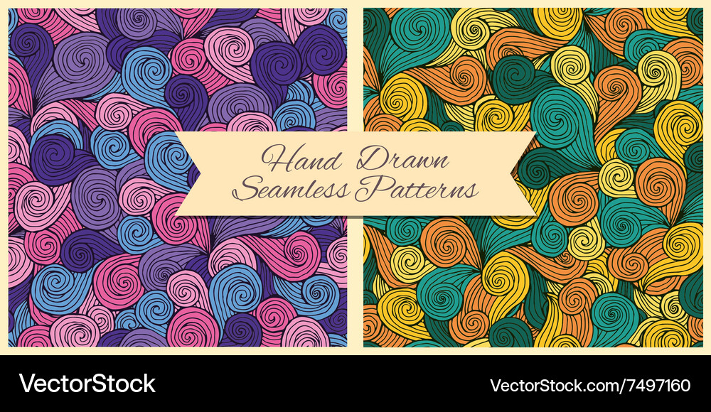 Seamless pattern with waves Royalty Free Vector Image