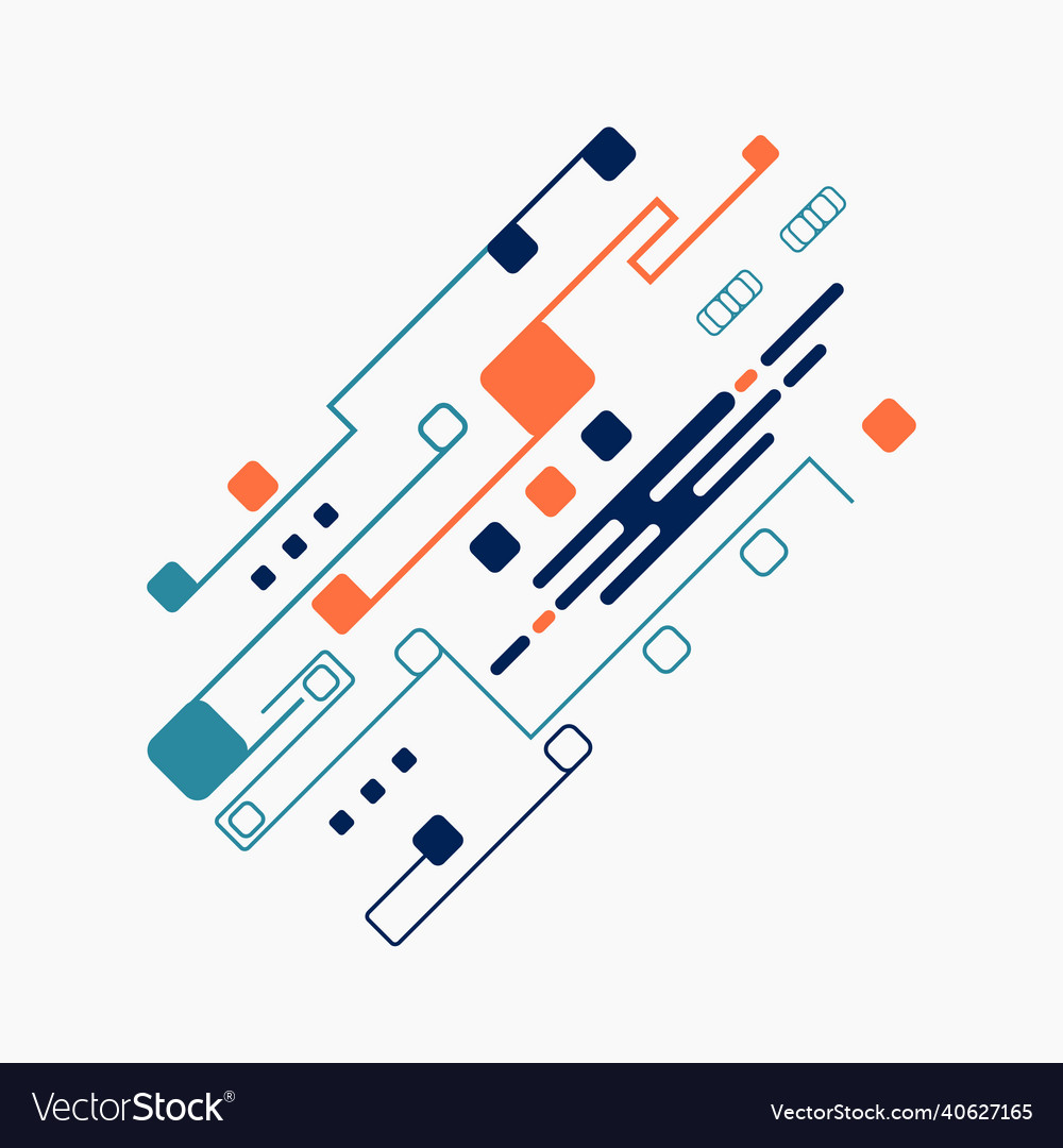 Abstract diagonal rectangle geometric shape line vector image Abstract diagonal rectangle geometric shape line