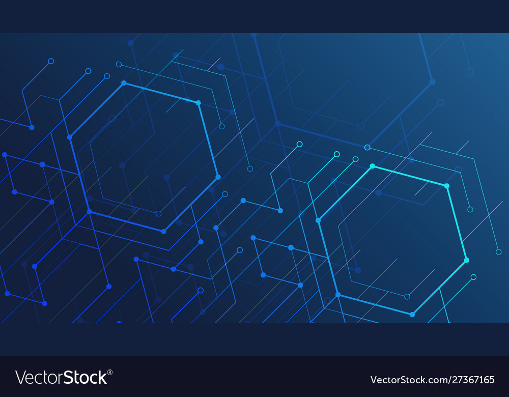 Abstract lines and dots connect background vector image Abstract lines and dots connect background