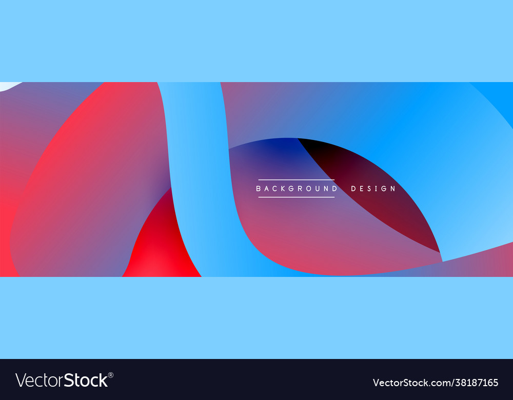 Abstract overlapping lines and circles geometric