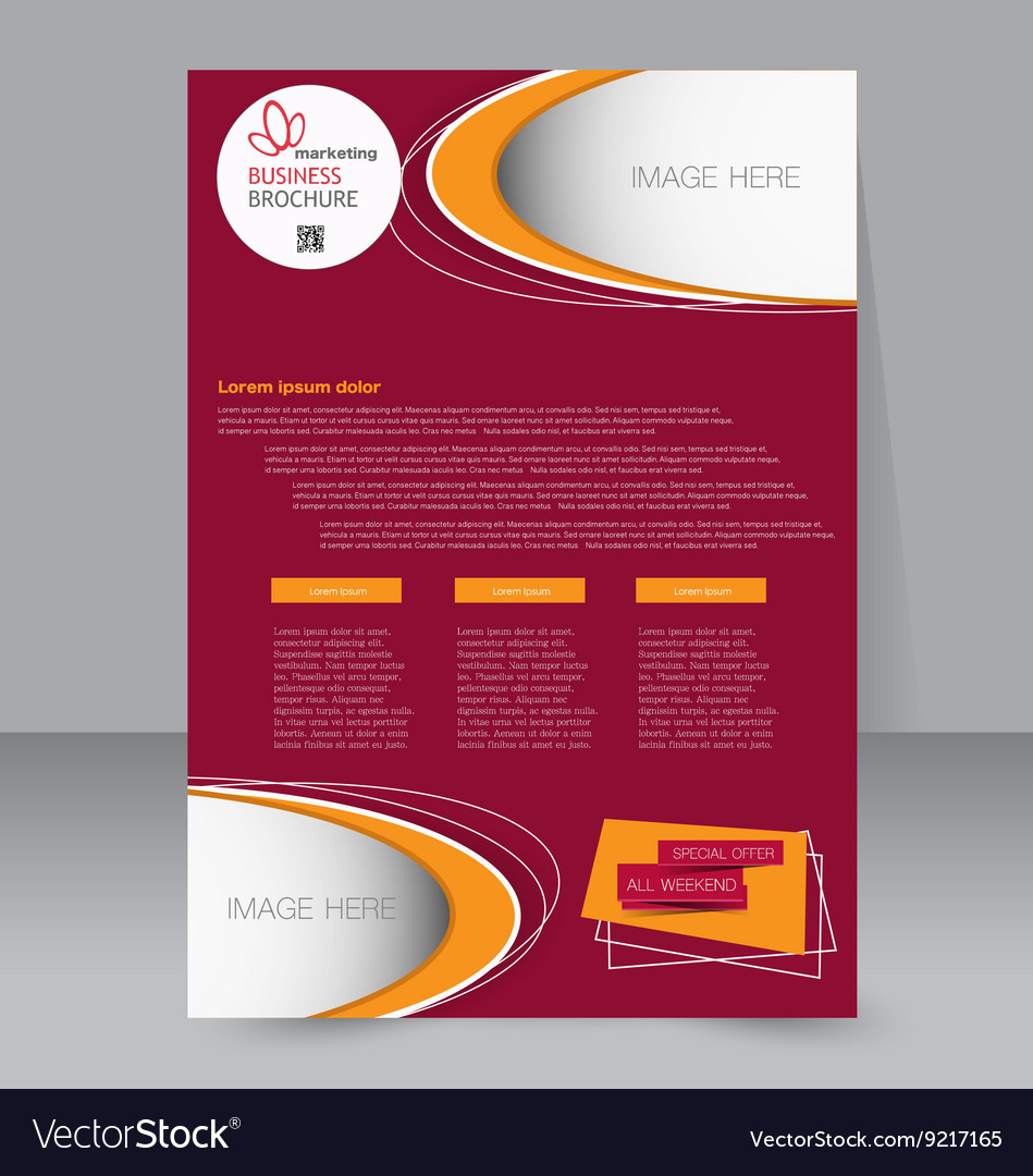 Brochure template business flyer