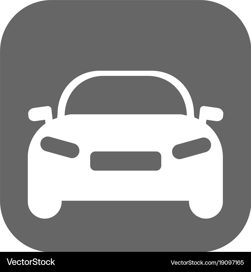 Car flat icon Royalty Free Vector Image - VectorStock