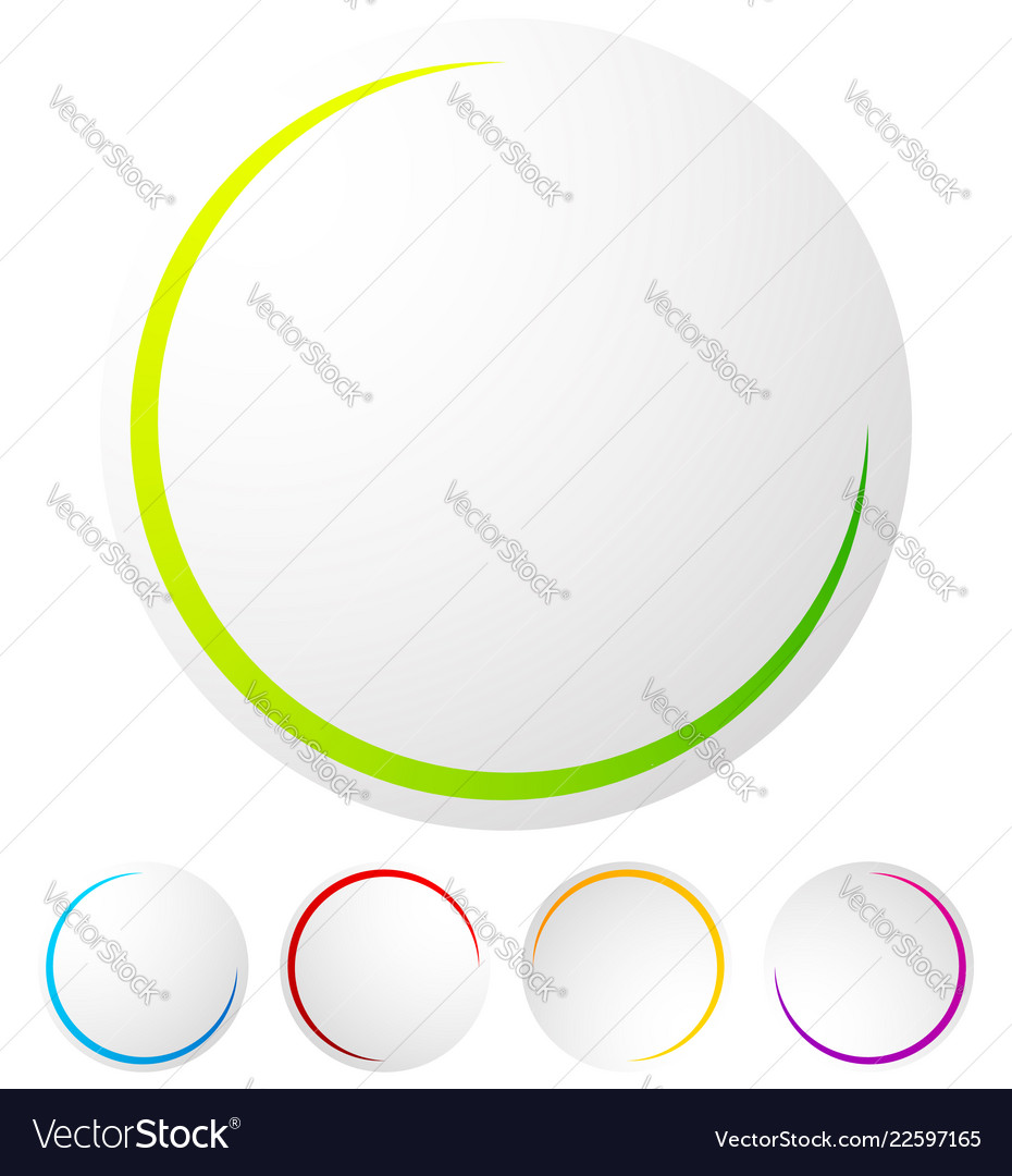 Circular preloader progress indicator at 5 vector image Circular preloader progress indicator at 5