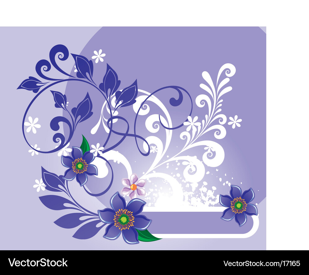 Flowers background Royalty Free Vector Image - VectorStock