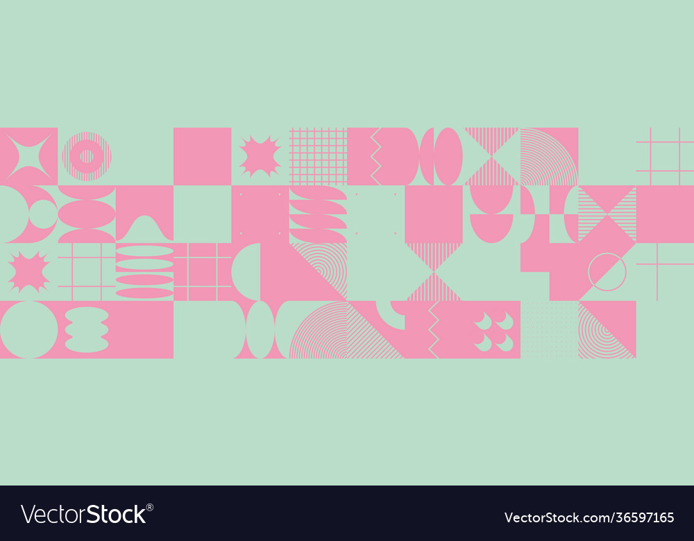 Subtle colored pattern design vector image Subtle colored pattern design