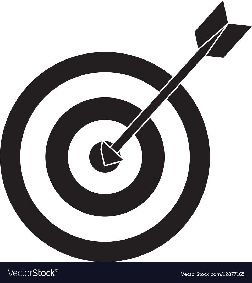 Target dartboard symbol