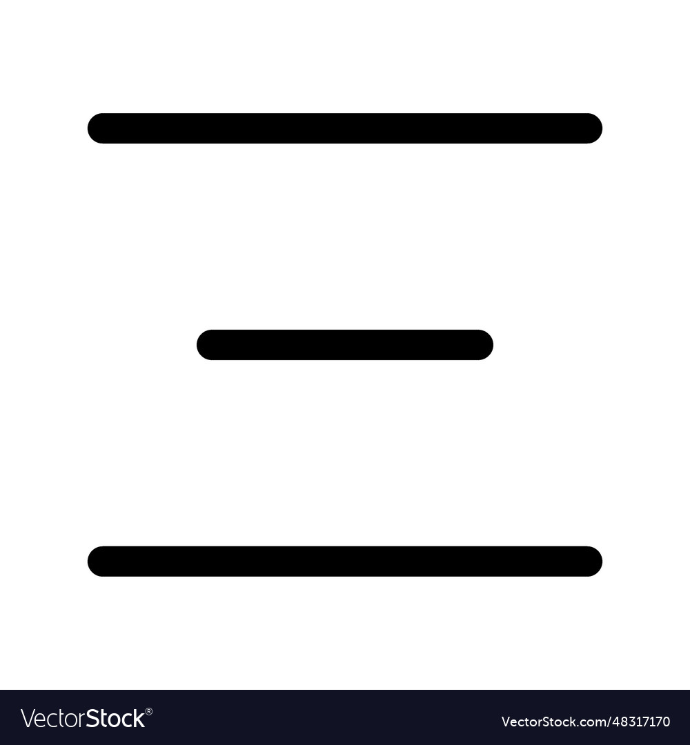 Align icon vector image Align icon