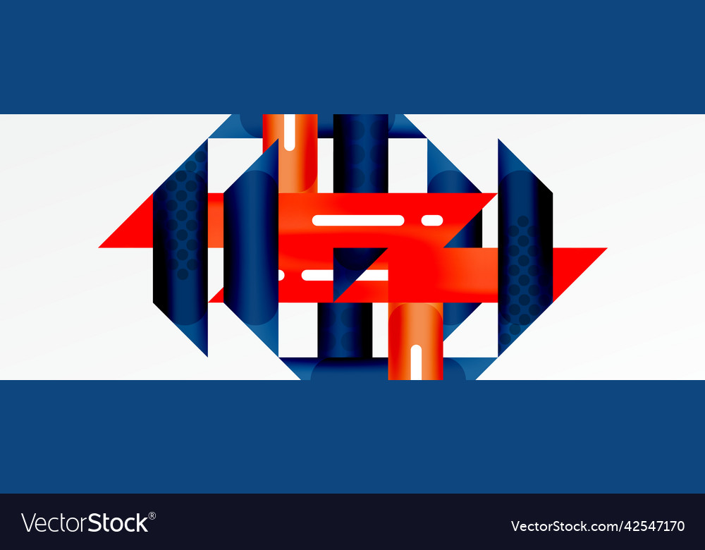 Background color abstract overlapping stripes vector image Background color abstract overlapping stripes