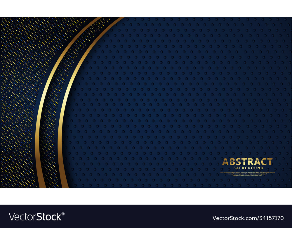 Background with glitters golden effect realistic vector image Background with glitters golden effect realistic