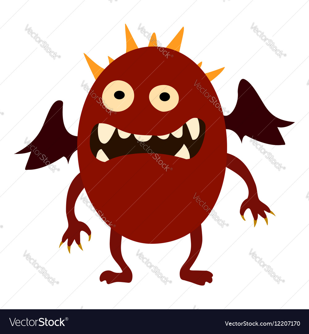 Cartoon monsters set Colorful toy cute monster Vector Image