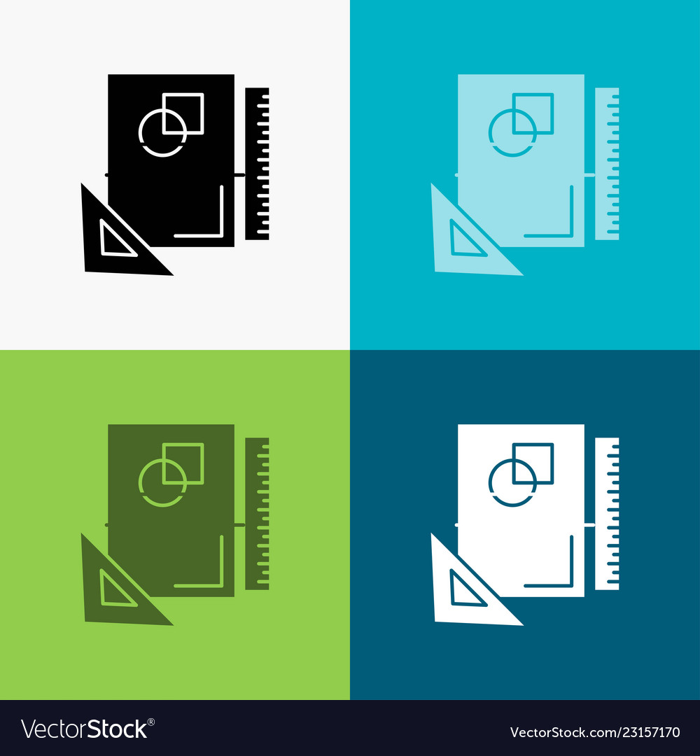 Design layout page sketch sketching icon over