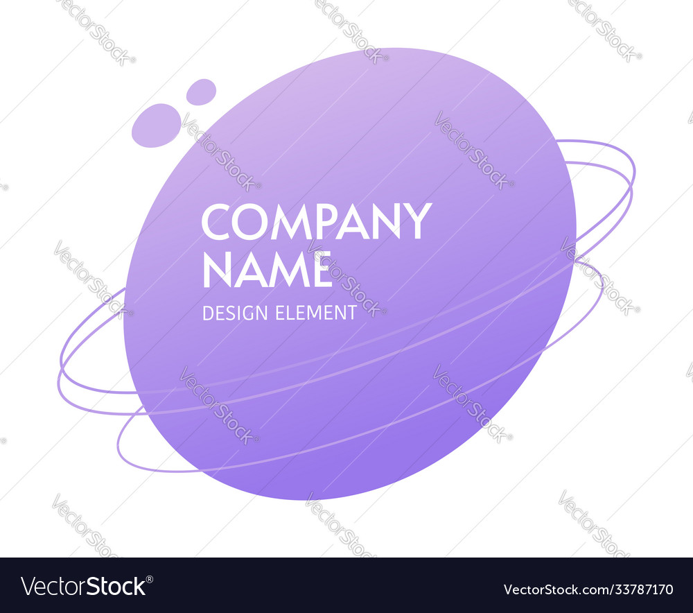 Fluid liquid shape abstract element design vector image Fluid liquid shape abstract element design