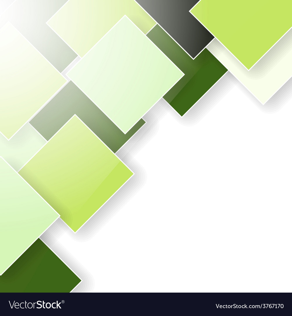 Green rhombus shadow background