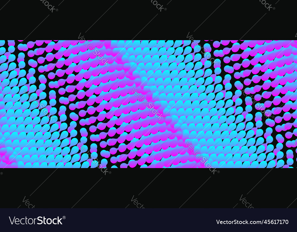 Wavy surface with dynamic effect molecular vector image Wavy surface with dynamic effect molecular