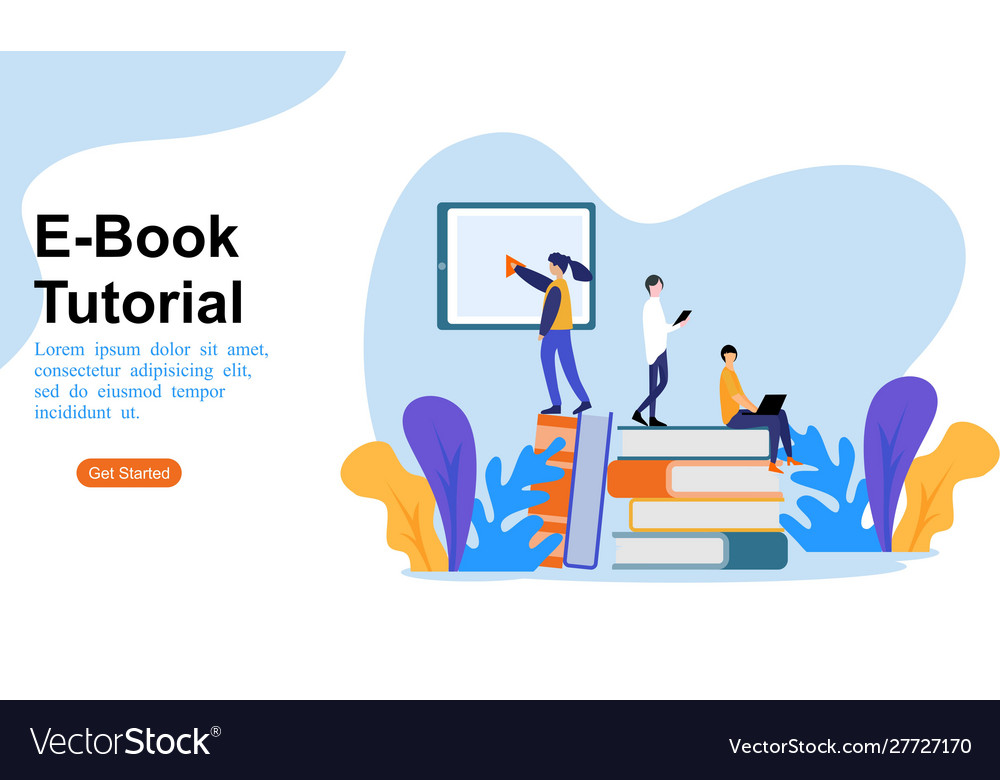 Web page design templates for book library online