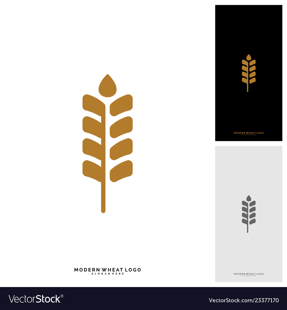 Wheat luxury grain and bread labels nature