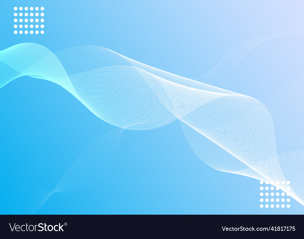 Abstract background blue glow particle fluid vector image Abstract background blue glow particle fluid