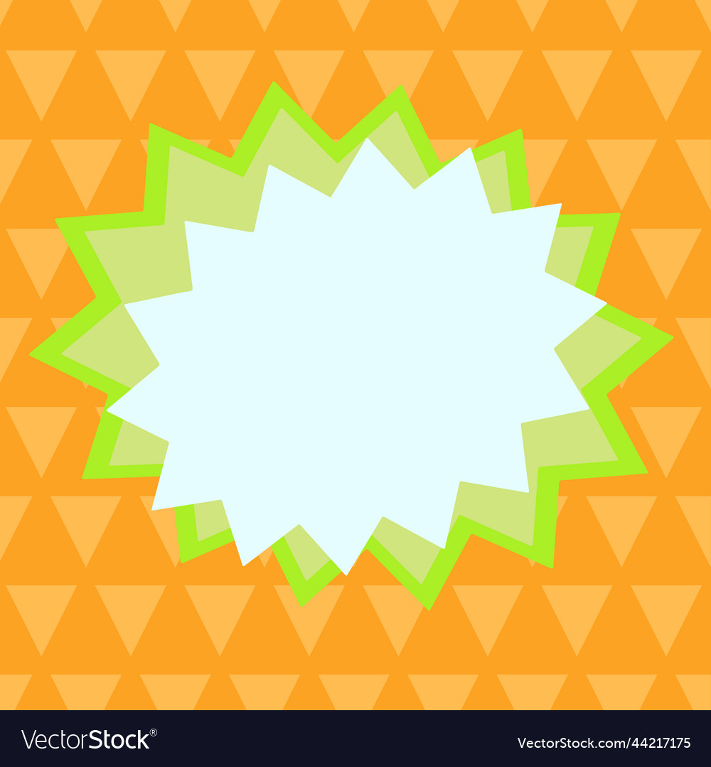 Asymmetrical unequal shaped form format vector image Asymmetrical unequal shaped form format
