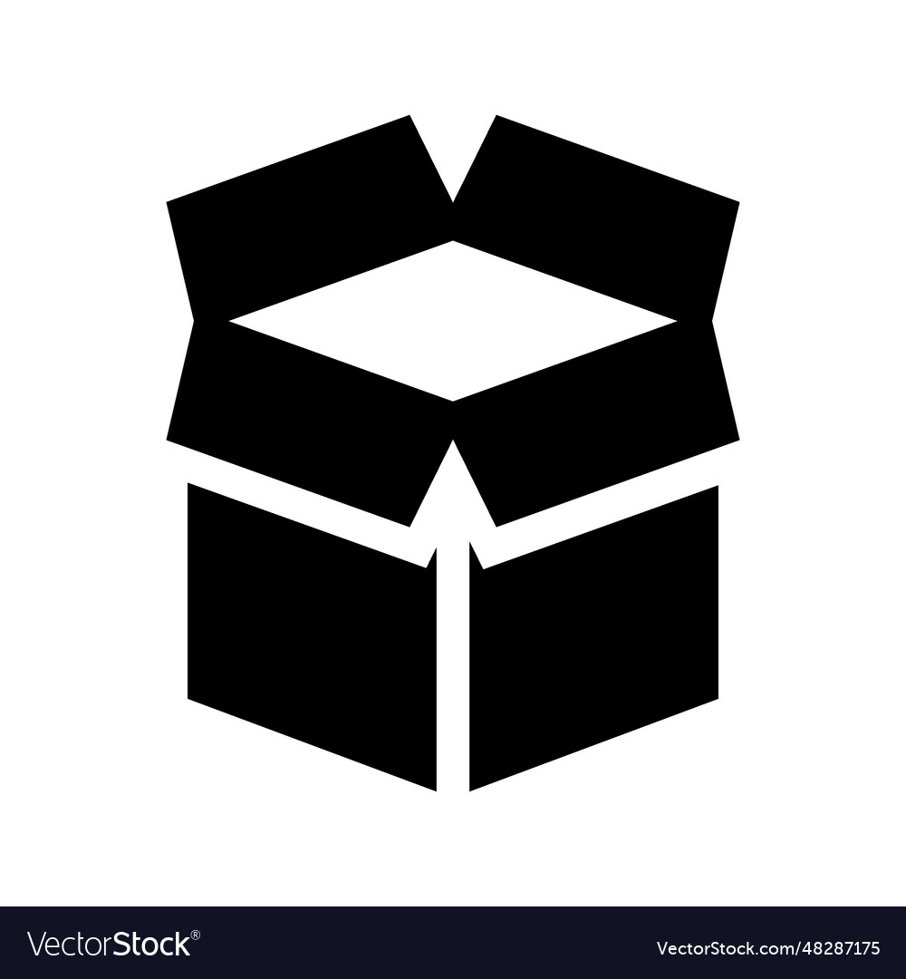 Box icon Royalty Free Vector Image - VectorStock