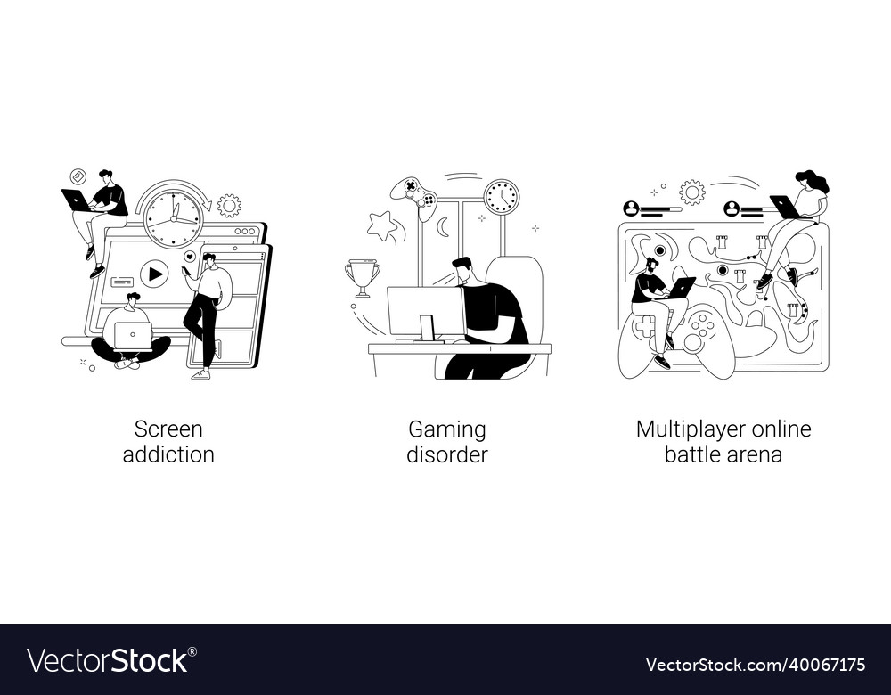 Digital overload abstract concept Vector Image Digital overload abstract concept