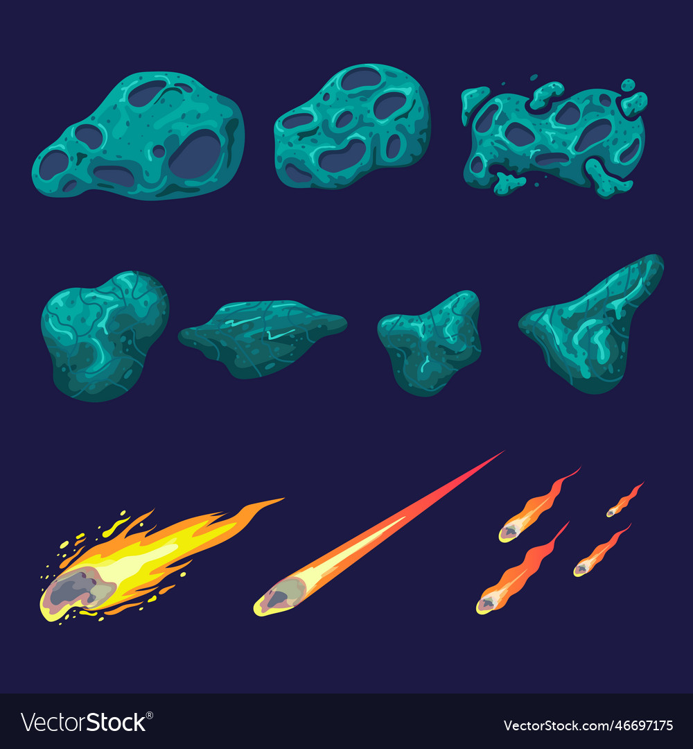 Falling asteroids and meteorites set