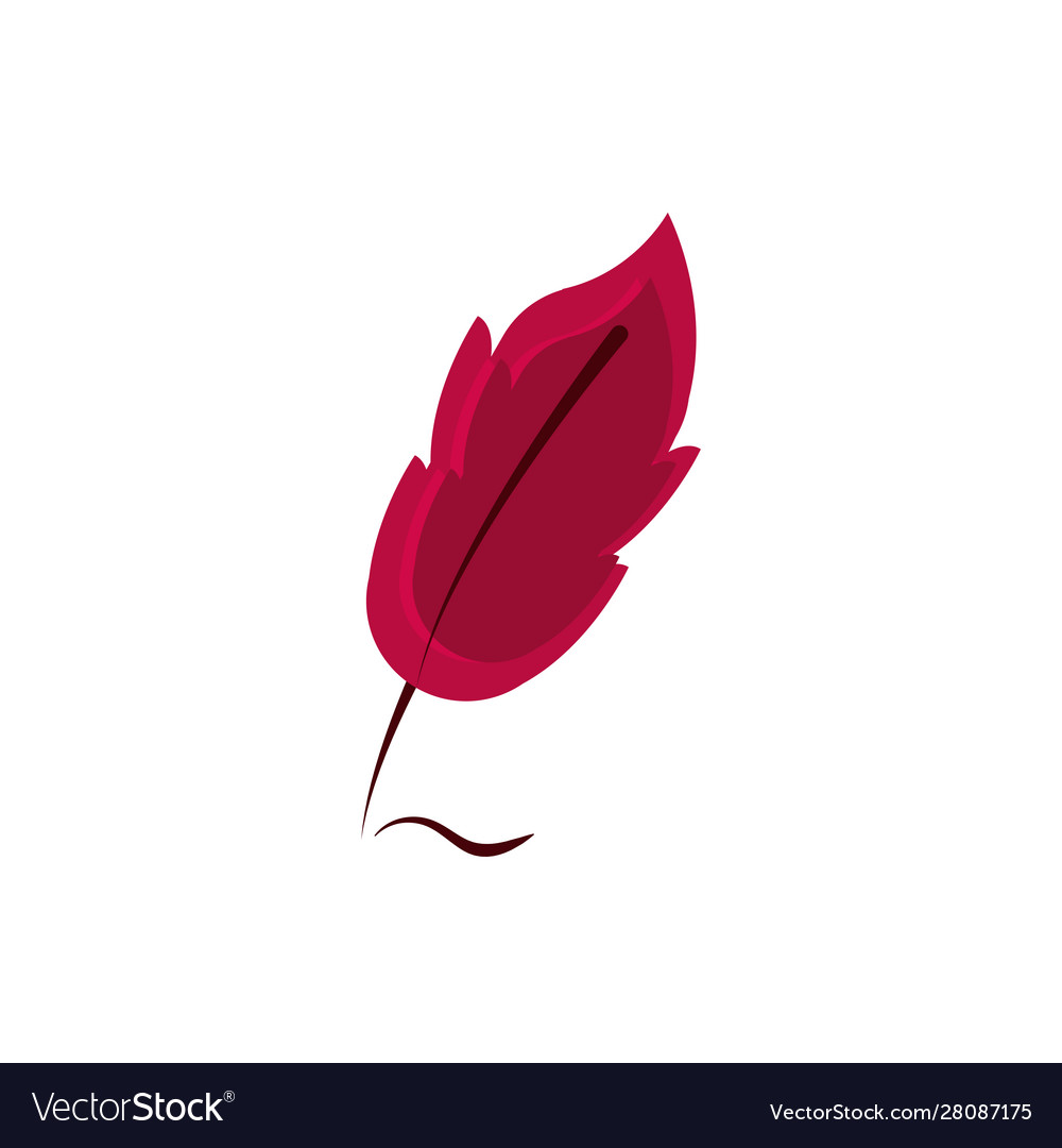 Feather write property intellectual copyright icon