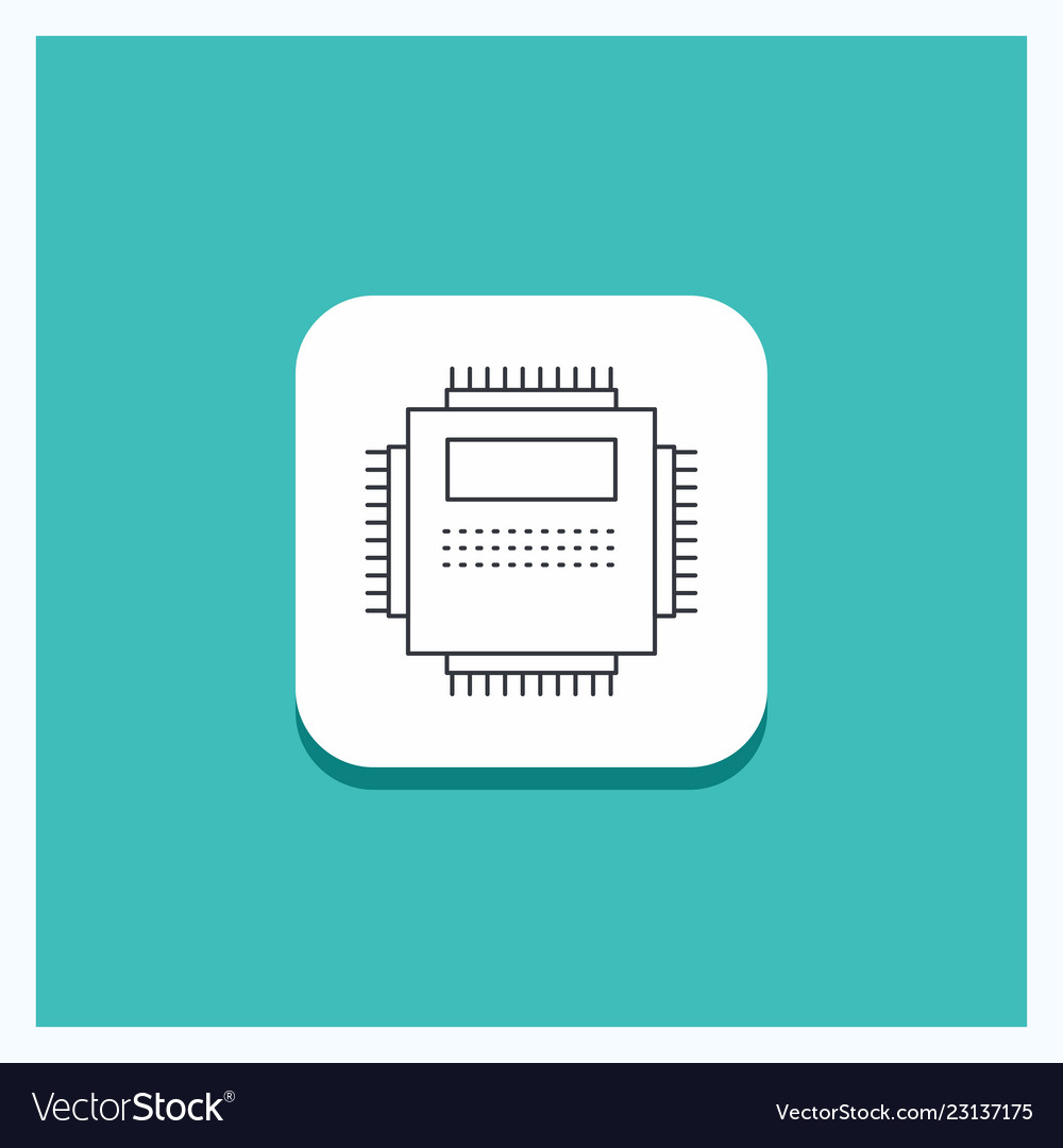 Runder Knopf für Prozessor Hardware PC vector image Runder Knopf für Prozessor Hardware PC