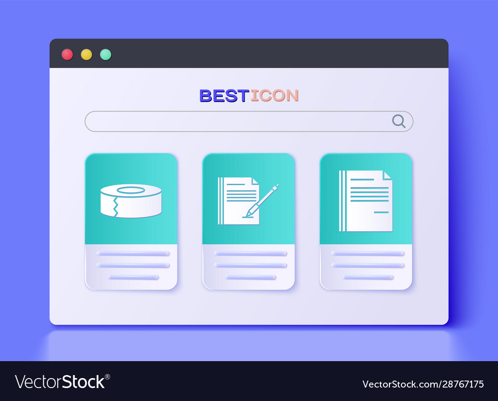 Set blank notebook and pen scotch file