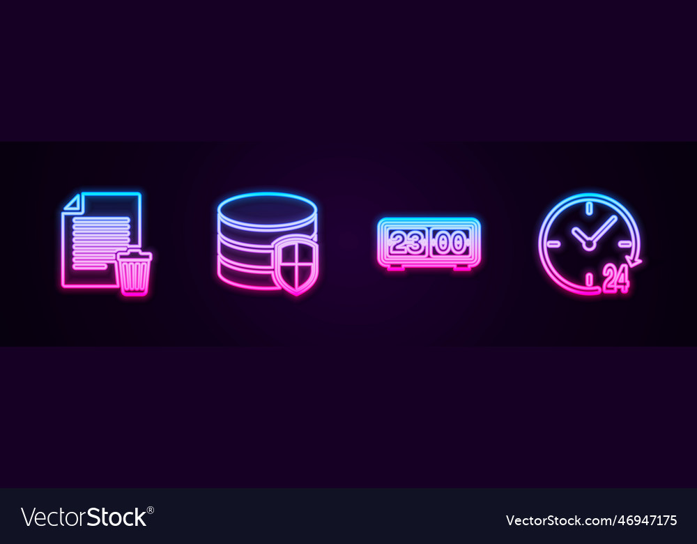 Zeile löschen Dateidokument Datenbankschutz vector image Zeile löschen Dateidokument Datenbankschutz