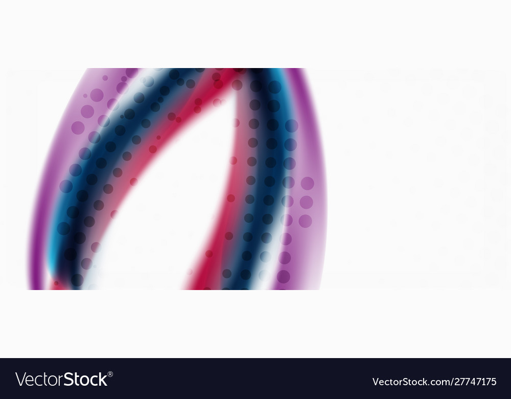 Trendy abstract wave blur pattern multicolored Vector Image Trendy abstract wave blur pattern multicolored
