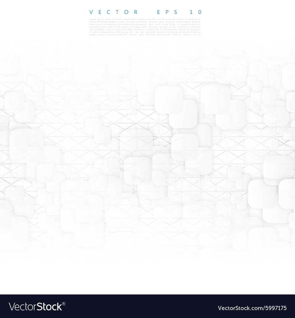 White squares abstract background