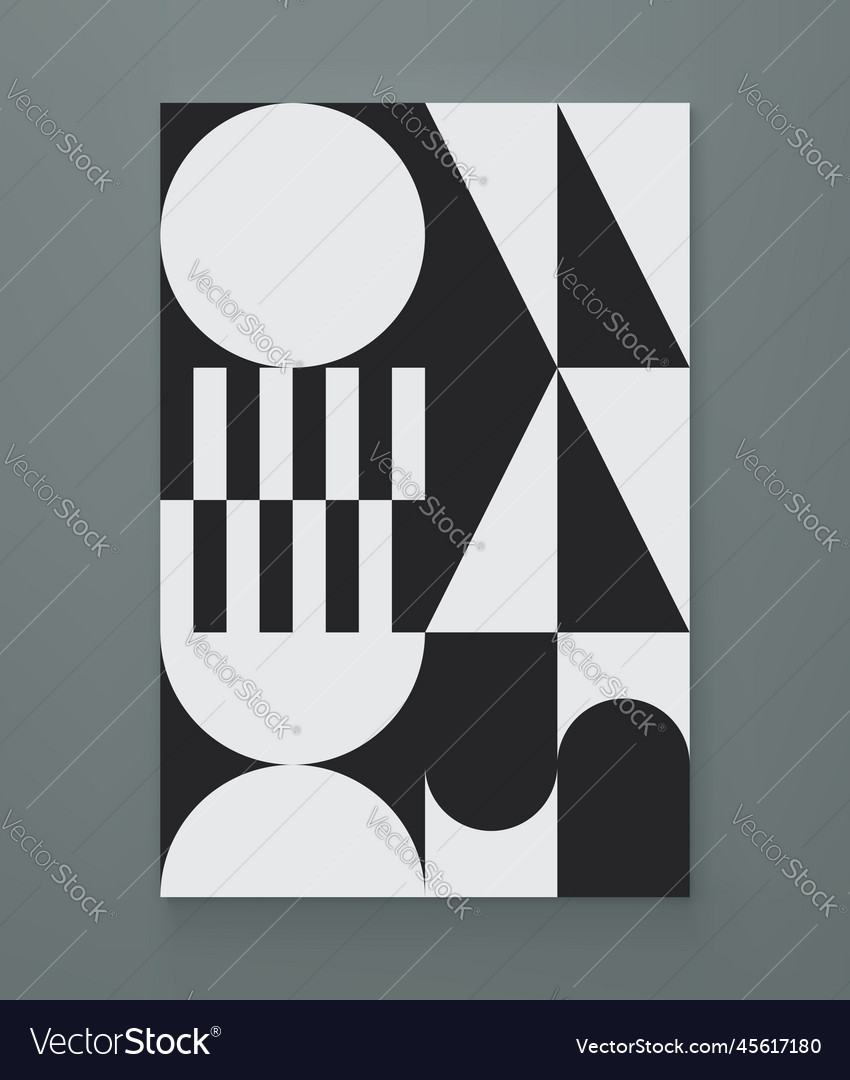 Abstract geometric pattern with simple shapes vector image Abstract geometric pattern with simple shapes