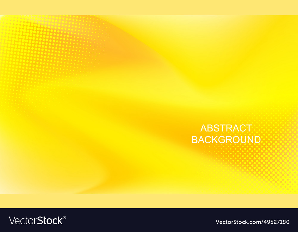 Abstract yellow gradient background with halftone