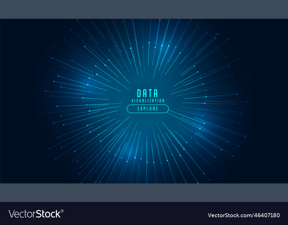 Data visualization concept technology background