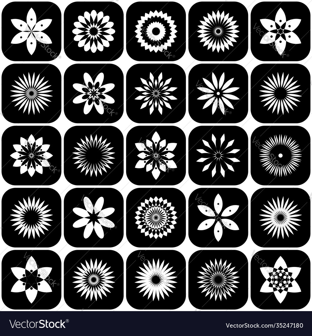 Design elements set vector image Design elements set