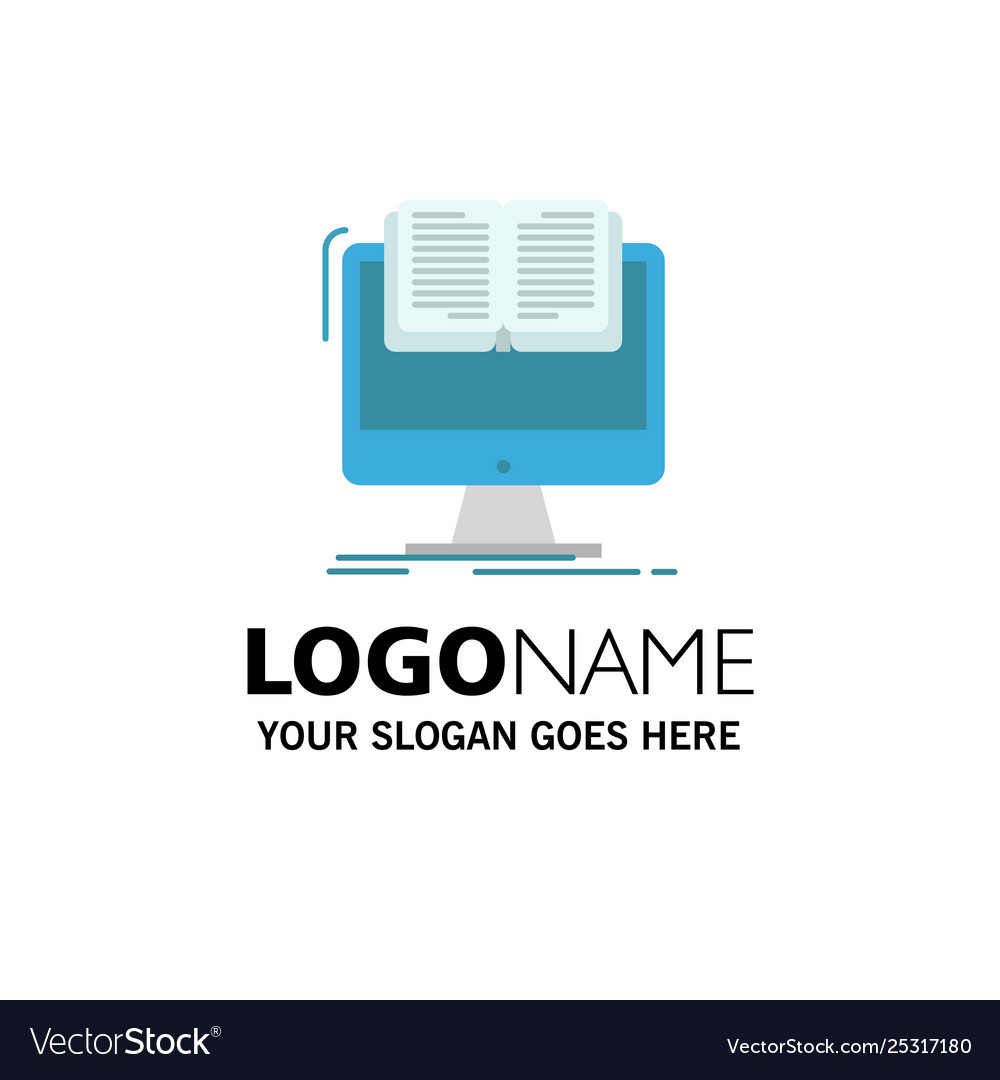 Document file computer cv book business logo vector image Document file computer cv book business logo