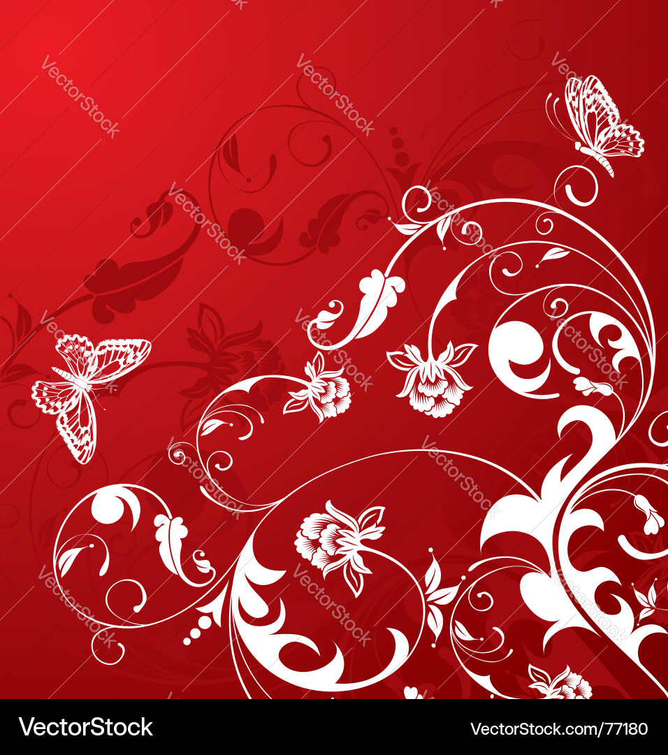 Floral background Royalty Free Vector Image - VectorStock