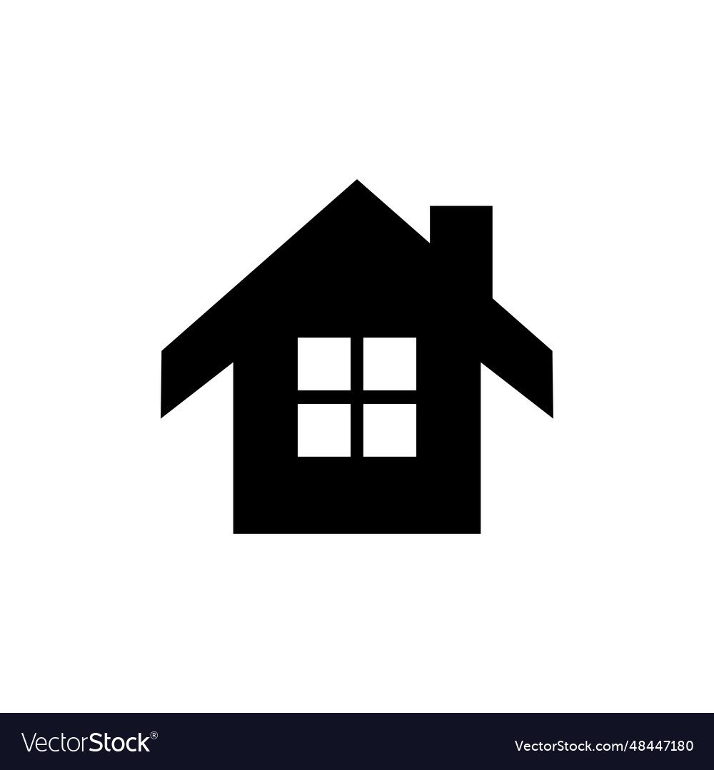 House icon silhouette template isolated