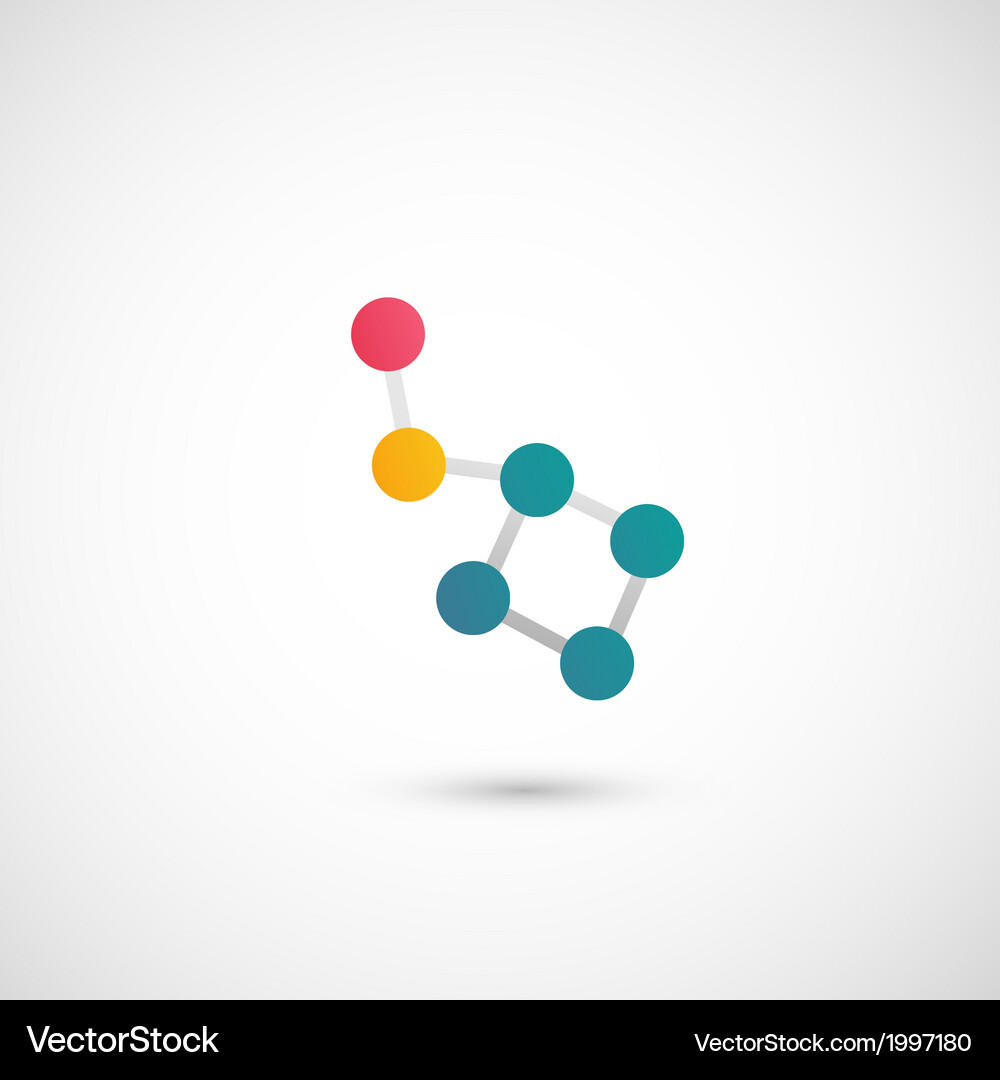 Molecule icon Royalty Free Vector Image - VectorStock