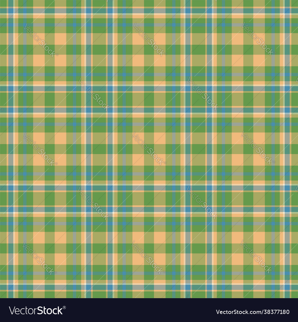 Plaid Seamless Pattern Background Textile Vector Image